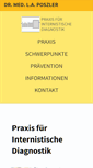 Mobile Screenshot of dr-poszler.de