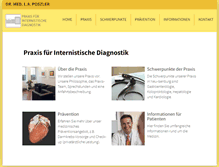 Tablet Screenshot of dr-poszler.de